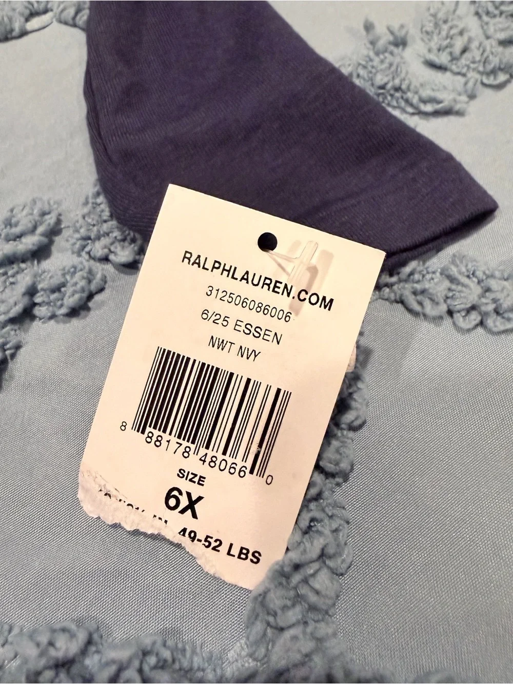 Ralph Lauren Kids Tee in Navy NWT 6X